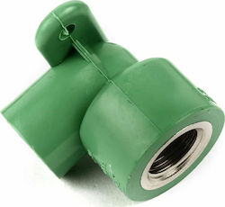 Pipe Elbow Fitting Polypropylene 1/2" Female 20mm