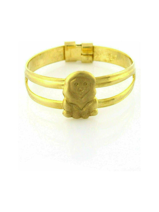 Mertzios.gr Gold Kids Ring with Design Animals 14K PDK3553