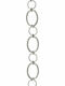 Mertzios.gr Bracelet Chain made of White Gold 14K BR130218340X