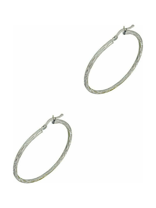 Mertzios.gr Earrings Hoops made of Silver