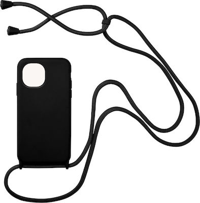 Sonique Carryhang Back Cover Silicone 0.5mm with Strap Black (Xiaomi Mi 11 Lite / 11 Lite 5G / 11 Lite 5G NE)