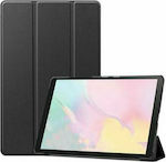 iNOS Smart Flip Cover Δερματίνης Μαύρο (Galaxy Tab A7)