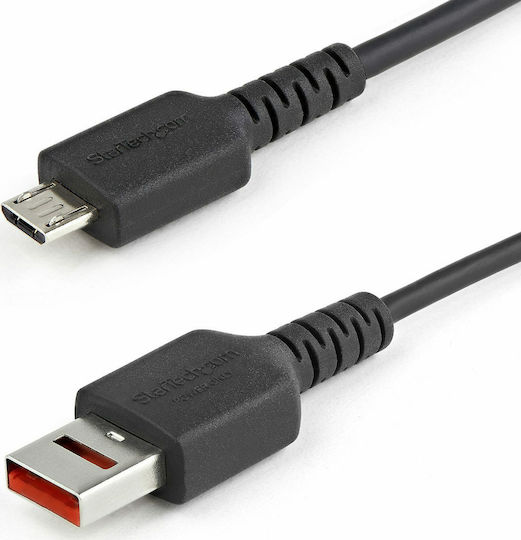StarTech Regular USB 2.0 to micro USB Cable Μαύρο 1m (USBSCHAU1M)