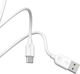 Borofone BX14 USB 2.0 Cable USB-C male - USB-A White 2m