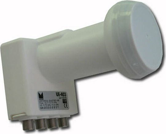Alcad Универсален Кватернер LNB 0.2 dB Мин Ниско Ниво На Шума 0.2dB