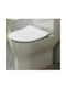 Gloria Forte UF Huida Capac WC Închidere lentă din plastic 41x37cm Alb