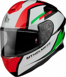 MT Targo Pro Sound Full Face Helmet DOT / ECE 22.05 1450gr C6 Gloss Green MTH000KRA380