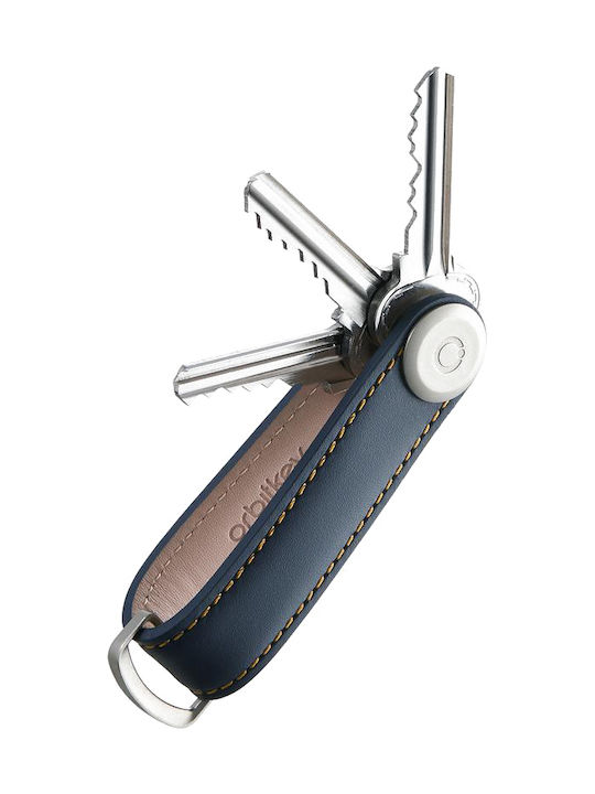 Orbitkey Ключодържател LTHO-2 Кожен Военноморските сили LTHO-2-NVTN