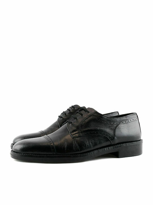 64 Men's Leather Oxfords Black
