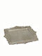 Espiel Plastic Square Serving Tray in Silver Color 33x33cm TIK130 1pcs