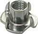 Βύσμα Ξύλου Καρφωτό Inox A2 M6 Ούπα Inox 6mm