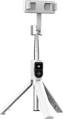 Proda PD-P70S-2 Selfie Stick Τρίποδο Κινητού Bluetooth Λευκό