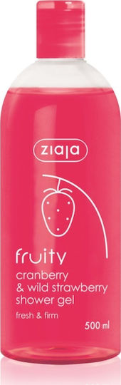 Ziaja Fruity Cranberry and Wild Strawberry Bubble Bath in Moisturizing Gel 500ml