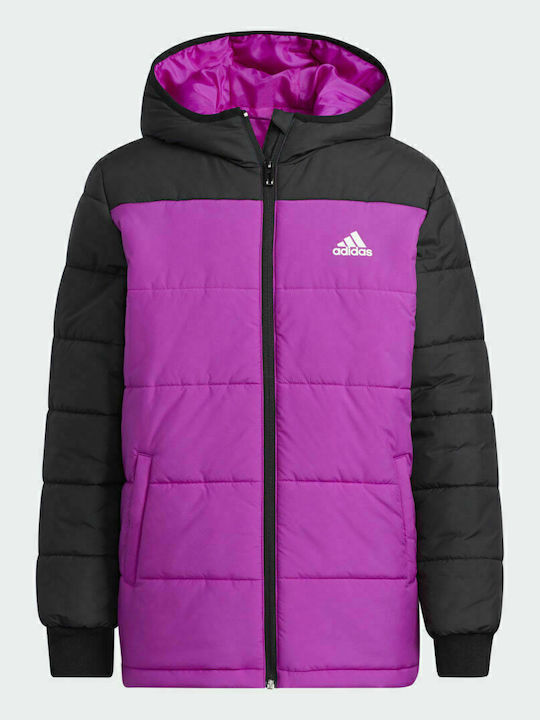 adidas Παιδικό Αθλητικό Μπουφάν Μωβ