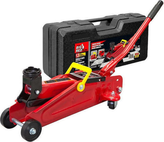 Torin Hydraulic Car Jack with Lifting Height up to 34cm and Lifting Weight up to 2 Tons