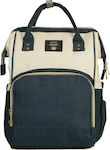 Diaper Bag Qindu Blue - Beige 27x21x42cm.