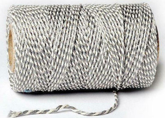 Synchronia Lace Cotton Metallic Silver Length 100m