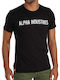 Alpha Industries RBF Moto Herren T-Shirt Kurzarm Schwarz