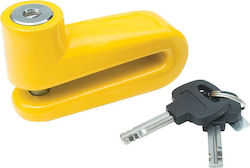 Bike Rack Motorcycle Disc Brake Lock in Yellow BL106