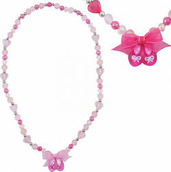 Pink Poppy Colier Punte Balet Joc de Bijuterii