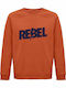 Unisex Sweatshirt, Bio "Rebel", Süßes Orange