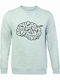 Sweatshirt Unisex "Brain Bicycle", Ash