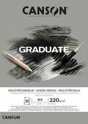 Canson Μπλοκ Σχεδίου Graduate Drawin Grey 220gr...