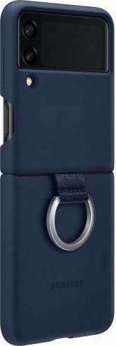 Samsung Silicone Cover with Ring Задна корица Силикон Тъмносин (Galaxy Z Flip3 5G)