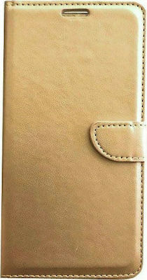 Βιβλίο Synthetic Leather Book Gold (Galaxy A31)