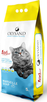 Olysand Marseille Soap Clumping Odour Control Cat Litter 5kg