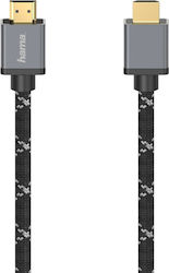HAMA Ultra High Speed HDMI 2.1 HDMI male - HDMI male 2m Μαύρο