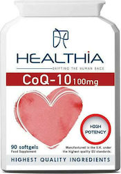 Healthia CoQ-10 100mg 90 softgels