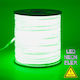 GloboStar Wasserdicht Neon Flex LED Streifen Versorgung 24V mit Grün Licht Länge 1m und 120 LED pro Meter
