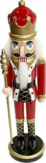 Iliadis Soldat Weihnachts-Nussknacker Rot aus Kunststoff Höhe 28cm.