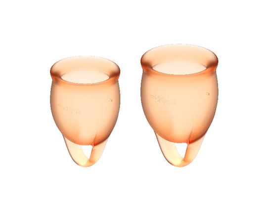Satisfyer Feel Confident Σετ Von Κύπελλα Περιόδου Orange 15 & 20ml