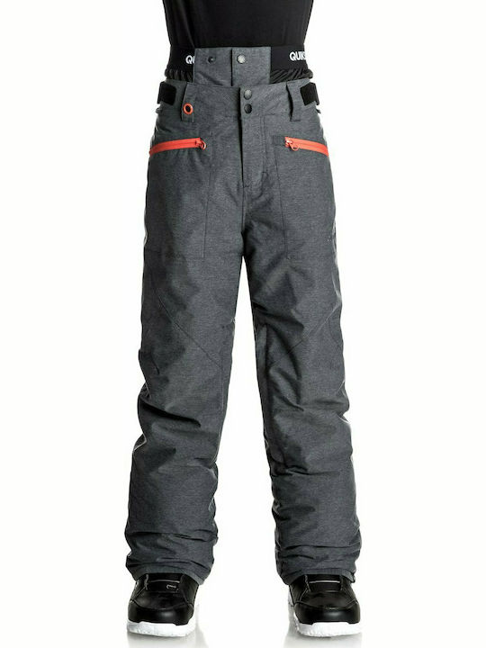 Quiksilver Pantaloni copii din material textil Gri Boundry