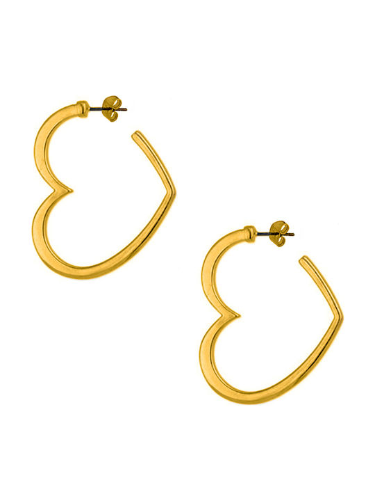 Earrings Hoops Gold Plated