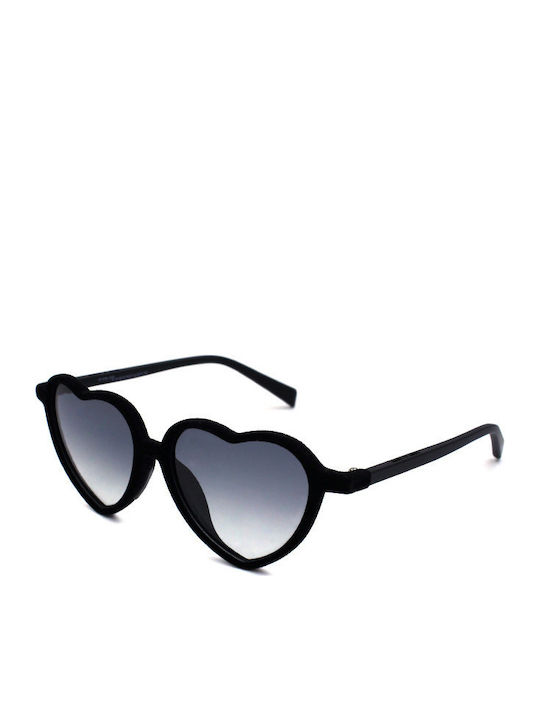 Italia Independent Women's Sunglasses with Black Plastic Frame and Black Mirror Lens 0403V.009.000