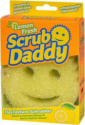 Scrub Daddy Kitchen Sponge for Dishes Yellow Lemon Fresh