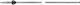 Mares Miniministen Speargun Shaft with Thread Speargun Shaft Inox 8mm with Threaded End
