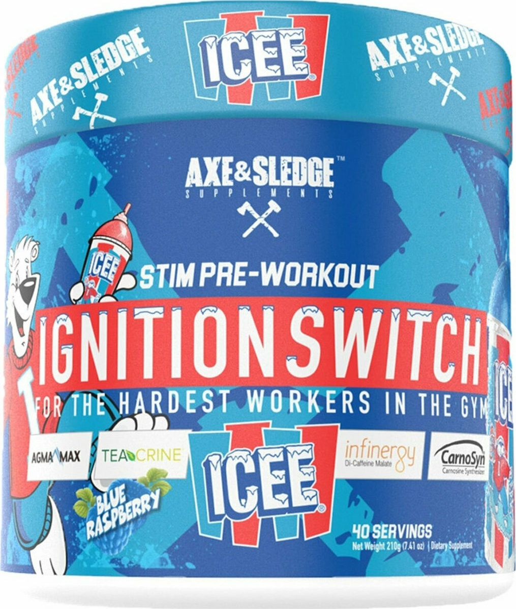 Axe & Sledge Ignition Switch ICEE 210gr Icee Blue Raspberry Skroutz.gr