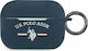 U.S. Polo Assn. S Pro Case Θήκη Σιλικόνης με Γάντζο σε Navy Μπλε χρώμα για Apple AirPods Pro