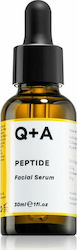 Q+A Natural Skincare Peptide Hidratant & Anti-îmbătrânire Serum Față 30ml