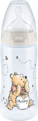 Nuk Plastikflasche First Choice Plus Temperature Control Winnie Gegen Koliken mit Silikonsauger für 0+, 0+ m, Monate Grey Winnie 300ml 1Stück