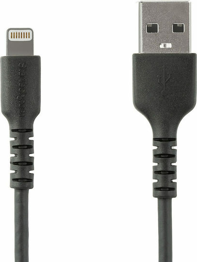 StarTech USB-A zu Lightning Kabel Schwarz 2m (RUSBLTMM2MB)