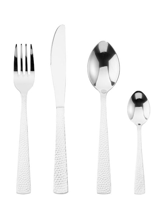 Secret de Gourmet D'oro Set de Tacâmuri Inoxidabil Argintiu 24buc
