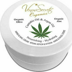 Venus Secrets Cannabis Oil & Argan Oil Κρέμα Χεριών & Νυχιών