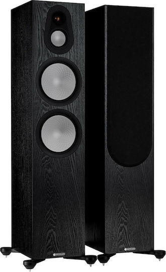 Monitor Audio Silver 500 7G Pereche Boxe Hi-Fi pardoseală 250W 3 Nr. de șoferi L23xA33.2xÎ105cm. stejar negru