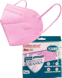 Max Max-02 FFP2 3D Care Protective Mask Ροζ 20τμχ