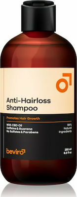 Beviro Anti-Hairloss Șampoane împotriva Căderii Părului pentru Toate Tipurile Păr 1x250ml